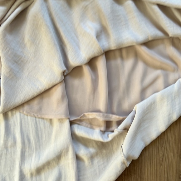 Anthropology Midi Sleeveless Dress - Beige Cream - Picture 4 of 8